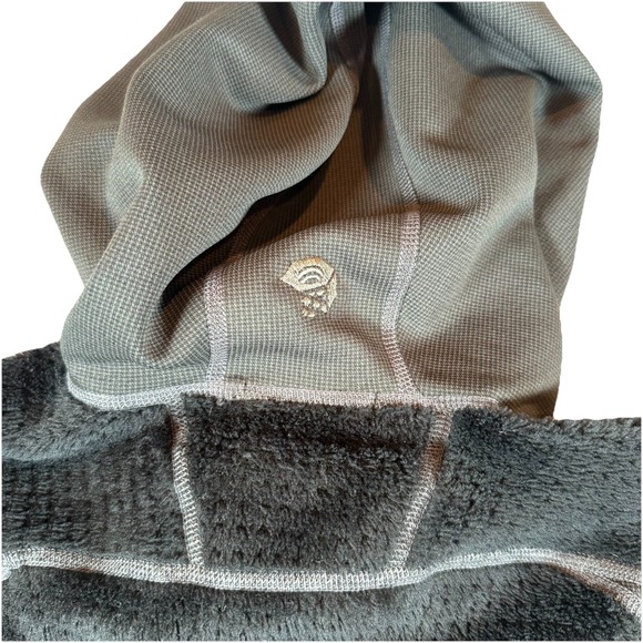 Mountain Hardwear Jacket Womens Medium Black Fleece Polartec Monkey Ski Full Zip - Picture 6 of 9